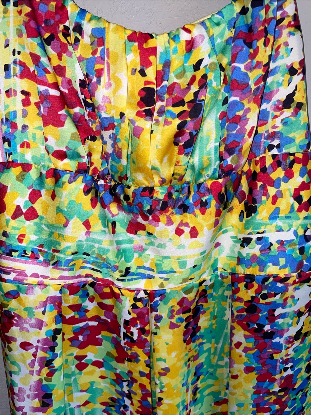 Vintage Y2K colorful dress sz 8 - Picture 2 of 5